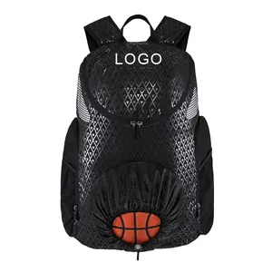 Zaino da basket sportivo personalizzato all'ingrosso borsa da pallavolo resistente all'acqua, zaino sportivo Unisex