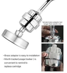 <span class=keywords><strong>Filtre</strong></span> de pommeau de douche en chrome poli <span class=keywords><strong>à</strong></span> haut rendement <span class=keywords><strong>Filtre</strong></span> <span class=keywords><strong>à</strong></span> <span class=keywords><strong>eau</strong></span> en plastique au <span class=keywords><strong>charbon</strong></span> <span class=keywords><strong>actif</strong></span> pour <span class=keywords><strong>eau</strong></span> dure élimine le fluorure de chlore - Product Image 3