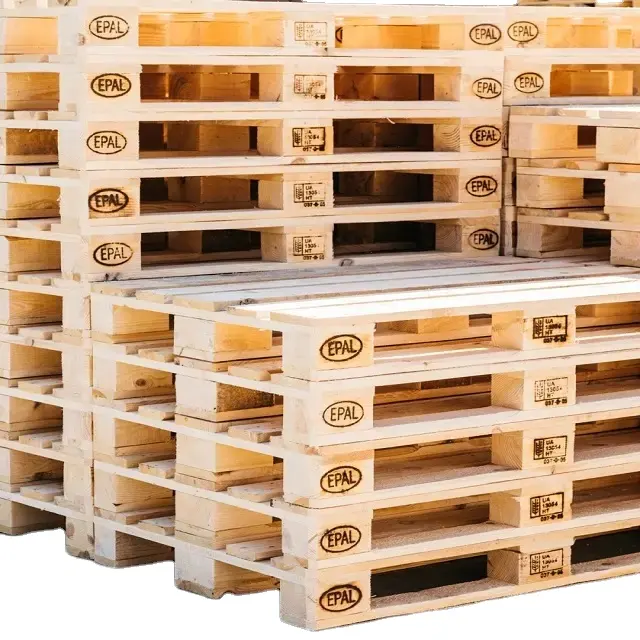 Paleta de madera de pino Nuevas paletas de madera Epal euro Venta al por mayor Nuevas paletas de madera Epal/ Euro/Paleta de madera Euro