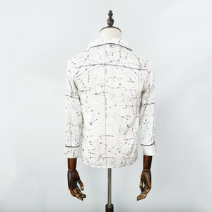 Modest Soft 100% Polyester Long Sleeve <b>Sleepwear</b>, Spring Summer <b>Plus</b> <b>Size</b> Leisure Wear Two Piece Ladies Pajamas - Product Image 4