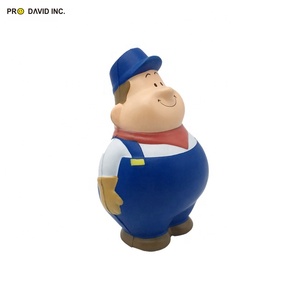 Juguetes de Compresión Suaves y Duros para Ejercitar las Manos, Pelota Antiestrés de PU con Diseño de Conductor de Tren, para Niños y Adultos - Product Image 3