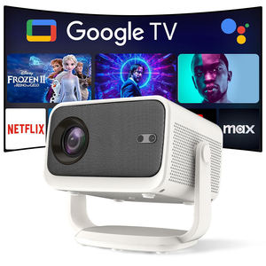 Proyector Inteligente LED P20 GTV 1080P 2026, Sistema Operativo Android, Amlogic S905Y4, 500 ANSI Lúmenes, WiFi Dual, Altavoz Integrado, Portátil para <span class=keywords><strong>el</strong></span> <span class=keywords><strong>Hogar</strong></span> - Product Image 1