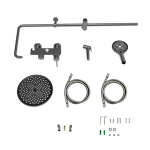 Best Modern Ceramic Polished Brass Outdoor Power Shower <strong>Head</strong> Sanitary Ware Faucet Mixer <strong>Taps</strong> Apartment Best Quality Shower - Product Image 6