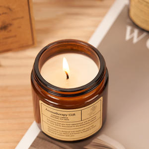 Directo de fábrica, velas de cera de soja perfumadas transparentes elegantes en frascos de vidrio de lujo, difusor de Aroma hecho a mano para decoración del hogar - Product Image 3