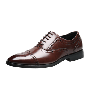 Zapatos de Vestir Oxford para Hombre, Tallas Grandes 38-47, Color Negro y Marrón, para Negocios, Bodas y Eventos Formales - Product Image 6