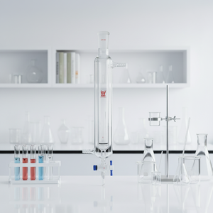 प्रयोगशाला ग्लैसवेयर डबल परत जैकेट पारदर्शी बोरोसिलिकेट ग्लास उच्च तापमान प्रतिरोध वैक्यूम क्रोमैटोग्राफी ओएम - Product Image 6