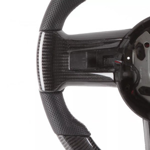 Volant en fibre de carbone compatible avec <span class=keywords><strong>Ford</strong></span> <span class=keywords><strong>Mustang</strong></span> <span class=keywords><strong>GT</strong></span> <span class=keywords><strong>500</strong></span> GT350 2010 2011 2012 <span class=keywords><strong>2013</strong></span> 2014 Volant de voiture personnalisé - Product Image 3