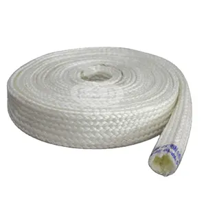 Fire Resistant Heat Insulation Self-closing High Temperature Cable Sleeving Expandable Fiberglass Braided Sleeve