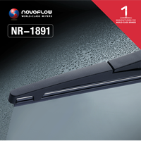 Lame d'essuie-glace arrière universelle NOVOFLOW avec 10 adaptateurs pour Toyota Yaris 2001-2008 Renault Clio 2005-2012 remplacement de pièces de voiture