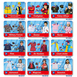 3-8 वाई पॉलिएस्टर के साथ सस्ते बच्चों इंजीनियरिंग कॉस्प्ले कपड़े - Product Image 5