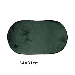 Oval geformte Luxus moderne weiche wasserdichte rutsch feste Mikrofaser-Haustiers chale für Katzen und Hunde Futter-und Wasserschalen - Product Image 3