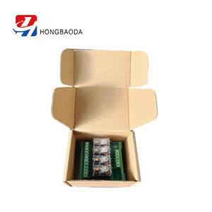 HB-PLC04R Modul Relai PLC 4 Saluran DC24V 5A DIN Rail Modul Kontrol Beban Industri Elektromekanis Tertutup Tahan Lonjakan Daya Tinggi - Product Image 5