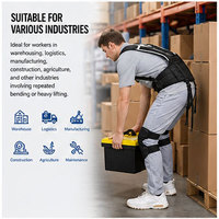 AA EXO TECH Exosquelette lombaire passif durable pour la protection de la sécurité, réduit le risque de LMSD pour une utilisation intérieure/extérieure et des courbages fréquents
