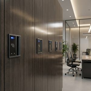 Cerradura de Seguridad con Sensor de Contraseña y Pantalla Táctil de Plástico Blanco de Modo Dual para Despensa, Cerradura Electrónica Inteligente RFID - Product Image 3