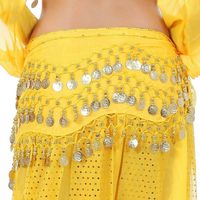 Femmes exotiques Sexy danse du ventre hanche écharpe ceinture thaïlande/inde/danseuse arabe jupe paillettes glands pour spectacles Costume de danse