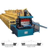 Machine de formage de tôles pour panneaux de toiture Kingzip Bemo à joint debout