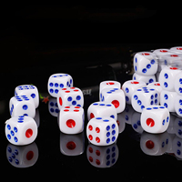 Vente directe, ensemble de dés de table de jeu de rôle de casino, gravure personnalisée, polyèdre d6, 12mm