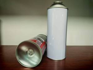 Petit bidon en fer blanc en forme de cylindre métallique <span class=keywords><strong>Bouteille</strong></span> de gaz liquéfié <span class=keywords><strong>butane</strong></span> Chalumeau pour réchaud Boîtes métalliques à usage industriel - Product Image 3