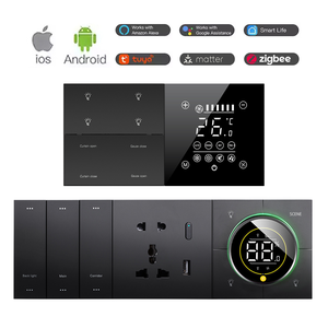 X20 profession elle grau schwarz PC Malerei <span class=keywords><strong>Avatto</strong></span> Smart Switch WLAN WLAN Bluetooth Smart Power Switch Top Wand schalter - Product Image 3