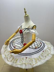 Tutù di balletto da ragazza con Pancaked tutù di balletto da donna <span class=keywords><strong>bianco</strong></span> di nuova fabbrica - Product Image 2