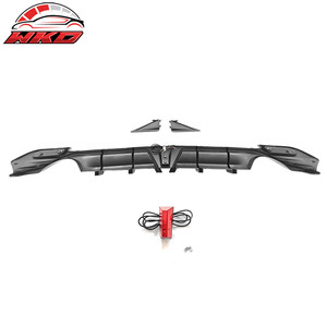 Difusor Trasero con Luz LED para Toyota Camry 2018-2024 LE XLE - Negro Brillante, Kit de Carrocería de Alta Calidad - Product Image 6