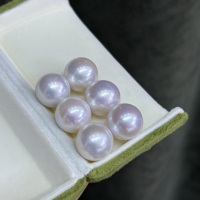 Perles rondes naturelles Edison de 15-16 mm, perles d'eau douce blanches nues à l'éclat aurore pour la fabrication de bijoux personnalisés, vente en gros
