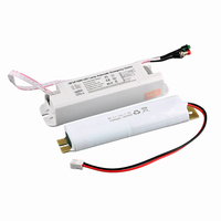 Tube lumineux LED en plastique 6W de haute qualité, alimentation d'urgence pleine puissance, driver LED d'urgence rechargeable, lumière du jour 5000K