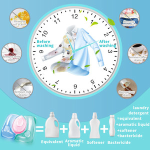 Capsules de gel à <span class=keywords><strong>lessive</strong></span> hypoallergéniques 3 en 1, détergent en capsules à marque privée, fabriqué en Chine, 50%-80% d'ingrédients actifs - Product Image 3