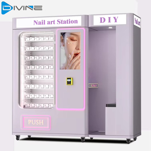 Supplier Automatic DIY Nails Printing Vending Machine Customized Payment Press-On Nail Printer Nail Art Printing Vending Machine