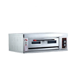 Four à gaz commercial pour boulangerie, 4 brûleurs, 1 niveau, 6 plateaux, porte entièrement vitrée, pour pain - Product Image 1