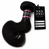 Étiquettes personnalisées avec logo pour paquets de cheveux, étiquettes pour perruques, étiquettes pour extensions de cheveux, étiquettes nominatives