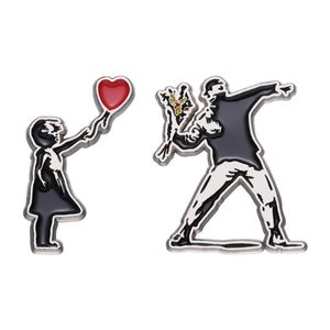 Creative Couple Love Theme Graduation Metal Enamel Badge Personality Fashion Brooch for Friend Gift <b>Backpack</b> Clothing Hat - Product Image 1