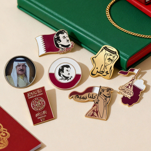 En Existencia, Insignia del Emblema Nacional <span class=keywords><strong>de</strong></span> <span class=keywords><strong>Qatar</strong></span>, Bandera y Mapa, Pegatinas Magnéticas <span class=keywords><strong>de</strong></span> Metal Esmaltado para Teléfono, Recuerdo para la Celebración del Día Nacional - Product Image 4