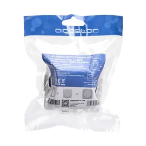 Regolatore di intensità LED nero, compatibile con sistemi elettrici europei, ideale per il controllo dell'illuminazione e il risparmio energetico - Product Image 3