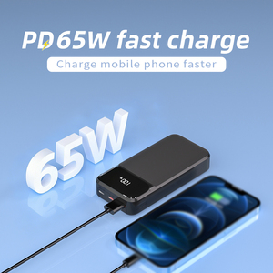 Batería Externa Portátil de Alta Capacidad con Pantalla LED, PD 65W, para Cargar Laptops, 20000mAh, Venta al Por Mayor - Product Image 3