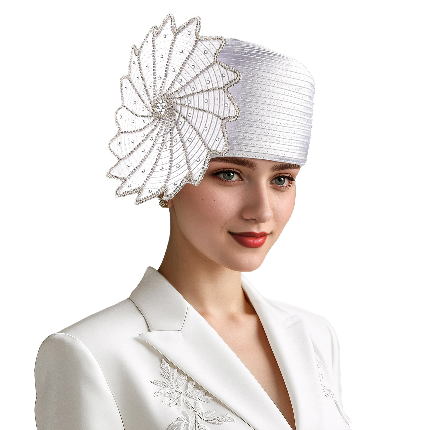 New Fashion Satin Church Kentucky Derby Dress Cloche Sun 