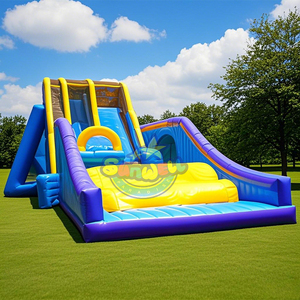 Tobogán <span class=keywords><strong>de</strong></span> <span class=keywords><strong>agua</strong></span> inflable <span class=keywords><strong>de</strong></span> tamaño adulto loco, juego <span class=keywords><strong>de</strong></span> tobogán extremo inflable, tobogán <span class=keywords><strong>de</strong></span> <span class=keywords><strong>agua</strong></span> con borde inflable para adultos - Product Image 3