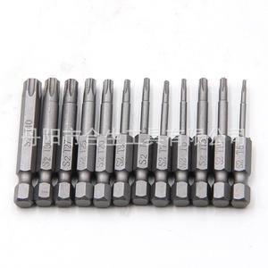 Torx <b>Screwdriver</b> <b>Bits</b> <b>Set</b> S2 50 75 100mm Hex Shank Industrial Grade Metric Tool Steel - Product Image 3