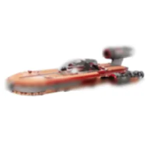 KING 22006 nave espacial Luke Skywalker's Landspeeder 1890 Uds Compatible 75341 UCS bloques de construcción ladrillo niños juguete regalo de Navidad