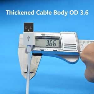 สายชาร์จข้อมูล USB สีขาวแบบ Type C สำหรับ <span class=keywords><strong>iPhone</strong></span> 14 <span class=keywords><strong>13</strong></span> 12 11 8 7 6 <span class=keywords><strong>6s</strong></span> XS XR ความยาว 1 เมตร 2 เมตร - Product Image 3