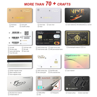Cartes cadeaux personnalisées en PVC magnétique avec code QR numérique, carte NFC, carte à gratter, carte de remerciement pour les petites entreprises