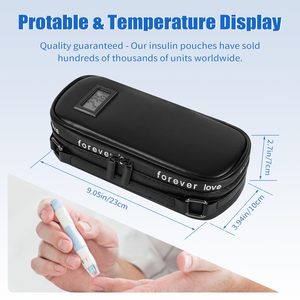 Bolsa de pluma de <span class=keywords><strong>insulina</strong></span> de alto aislamiento Caja enfriadora de pluma de <span class=keywords><strong>insulina</strong></span> Enfriador de <span class=keywords><strong>insulina</strong></span> portátil para mantener el enfriamiento - Product Image 5