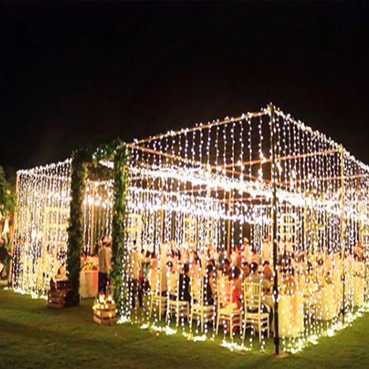 Guirnalda de luces Led para exteriores, cadena de luces de hadas de 10m, 20m, 30m, 50m y 100m para decoración de fiestas de Navidad, bodas y vacaciones