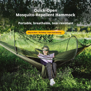 Silla <span class=keywords><strong>Hamaca</strong></span> Automática de Nailon con Mosquitera para Adultos - Uso en Camping, Senderismo y Actividades al Aire Libre - Product Image 1