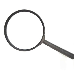 थोक 90 मिमी मैग्निफायर ब्लैक फ्रेम साधारण रेसिन लेंस हैंडहेल्ड रीडिंग आवर्धक ग्लास - Product Image 3