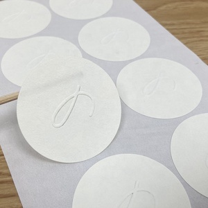 PVC Embossed Logo <strong>Sticker</strong> Waterproof Custom Paper 3D Logo Embossed Round <strong>Sticker</strong> with Gold Stamping - Product Image 2