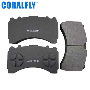 Plaquettes de frein de camion de haute qualité WVA29244 WVA29245 Plaquettes de frein en céramique pour camion MAN - Product Image 4