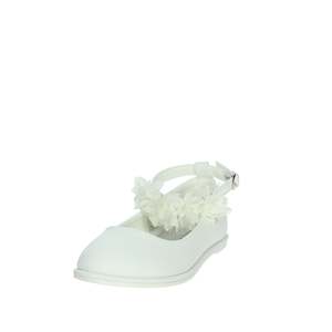 Bailarinas Blancas para Niña Gaelle Paris con Detalle de Flor y Correa en el Tobillo - Product Image 6