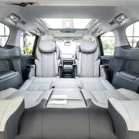 Accessoires de voiture Mise à niveau des sièges de voiture de luxe Fauteuil de capitaine de fourgonnette électrique inclinable avec écran tactile de niveau de jauge de voiture pour Sienna
