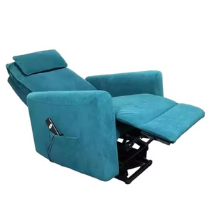 Poltrona a <span class=keywords><strong>Dondolo</strong></span> in Velluto, Set Divano in Tessuto, Piccole Poltrone Reclinabili Elettroniche - Product Image 4